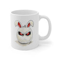 Angry Bunny Face Mug | Cute Grumpy Rabbit Illustration