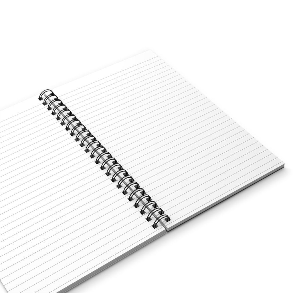 Spiral Journal — Black Ink Tree Vines Notebook (A5)