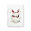 Grim Bunny Spiral Notebook | Dark Art Aesthetic Journal | Evil Easter Egg Sketchbook | Sias Shadow Gallery | Gothic Stationery | Goth Gift