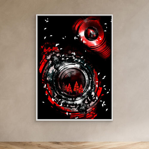 Crimson Vortex: A Portal to Nature