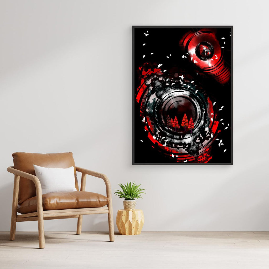 Crimson Vortex: A Portal to Nature