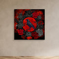 Raven,roses and crimson moonlight